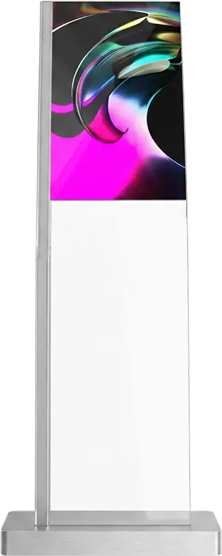 Vitrum Transparentes LED Touch Screen Kiosk